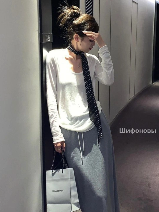 Женский модный галстук, клетчатый и полосатый дизайн, аксессуар на шею