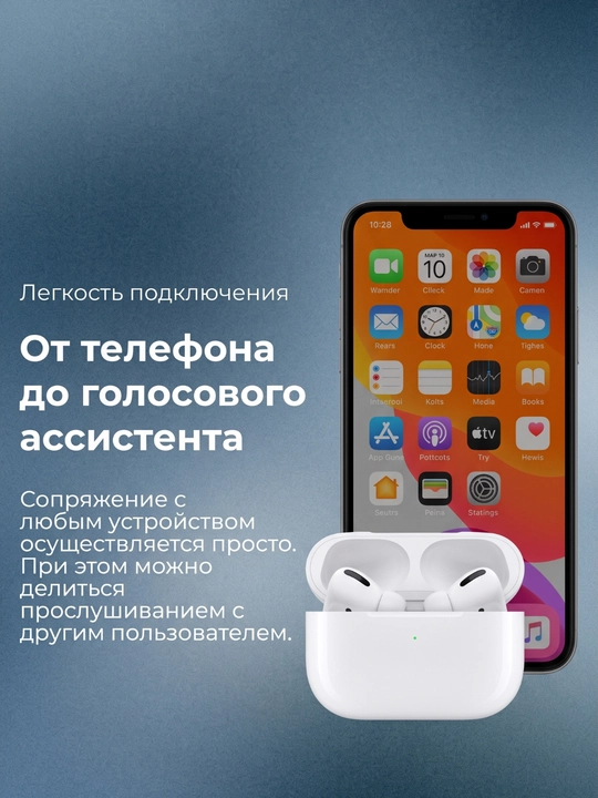 IPhone va Android uchun Pro 2 Premium simsiz quloqchinlari + sovg‘a sifatida g‘ilof