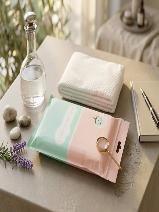 Одноразовое мягкое банное полотенце Cotton Time Soft Bath Towel - 