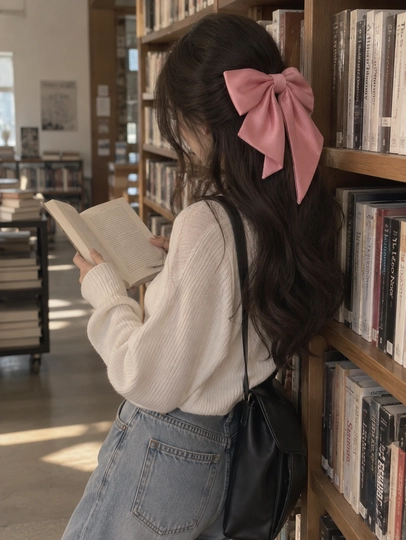 Розовый бантик в стиле k-pop, бабочка-галстук блек пинк бтс