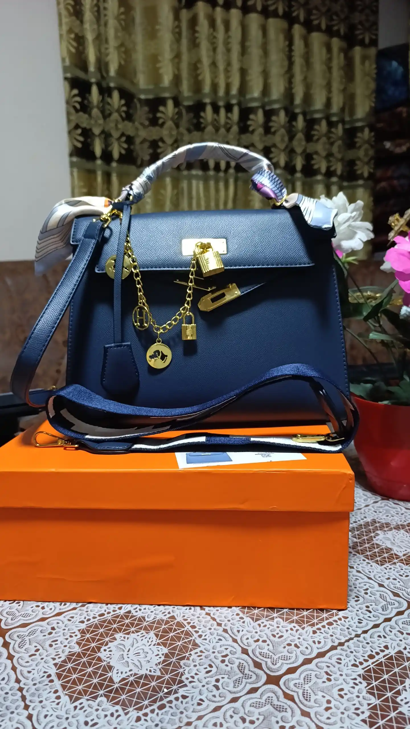 Женская сумка в стиле Hermes, подходящая для повседневного использования