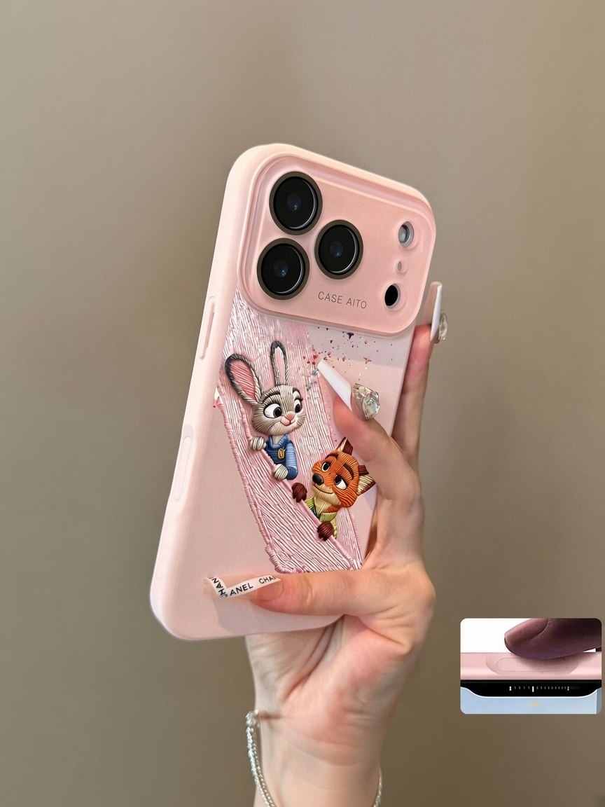Чехол для iPhone Zootopia, минималистичный дизайн, ударопрочный, для 17 PRO - 