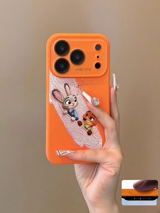 Чехол для iPhone Zootopia, минималистичный дизайн, ударопрочный, для 17 PRO - 