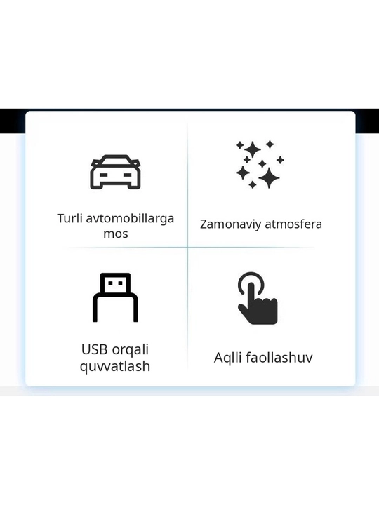 Avtomobil uchun taglik, stakan tagligi, LED podstakanik, avtomobil aksessuari, salon uchun