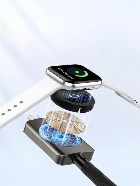 Быстрая зарядка для iWatch, Умных часов  и телефонов, Type-C to Type-C