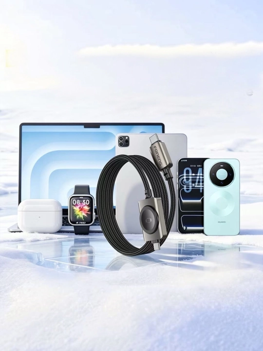 Быстрая зарядка для iWatch, Умных часов  и телефонов, Type-C to Type-C