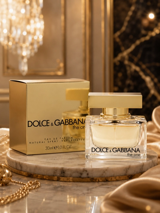 Dolce & Gabbana The One ayollar uchun gulli-mevali, vanilli va yoqimli Eau de Parfum atiri - 