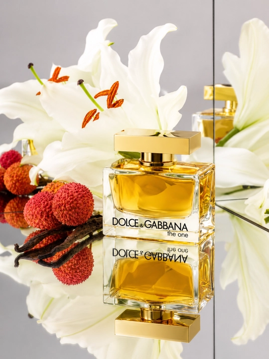 Dolce & Gabbana The One ayollar uchun gulli-mevali, vanilli va yoqimli Eau de Parfum atiri