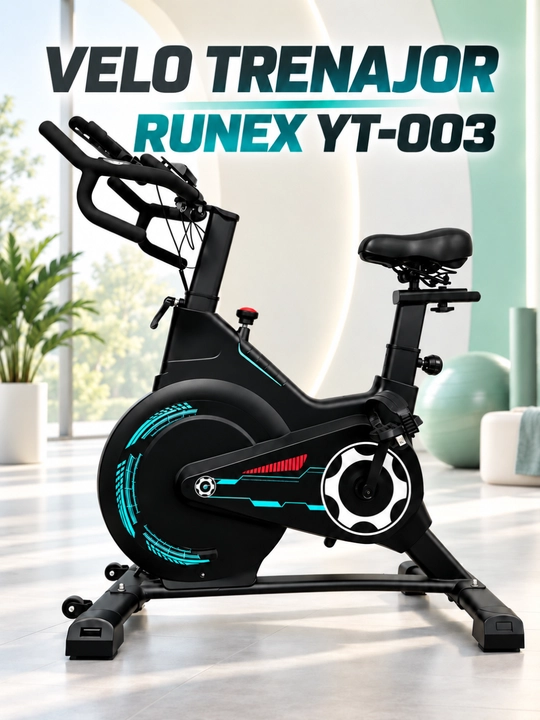 Velotrenajyor RUNEX YT-003 uy uchun kardio trenajor, 150–205 sm bo‘yga mos - 