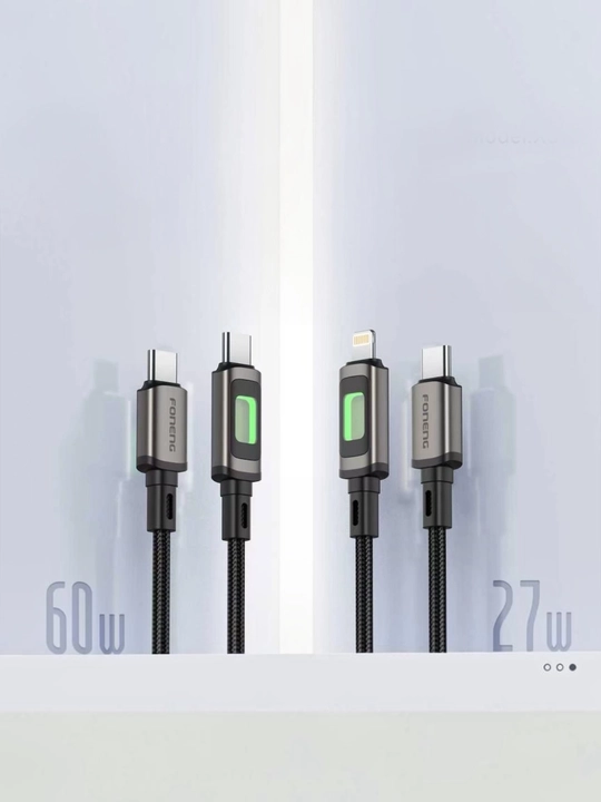 Type c kabel 60W displeyli, taypsi zaryadchik tez zaryadlash