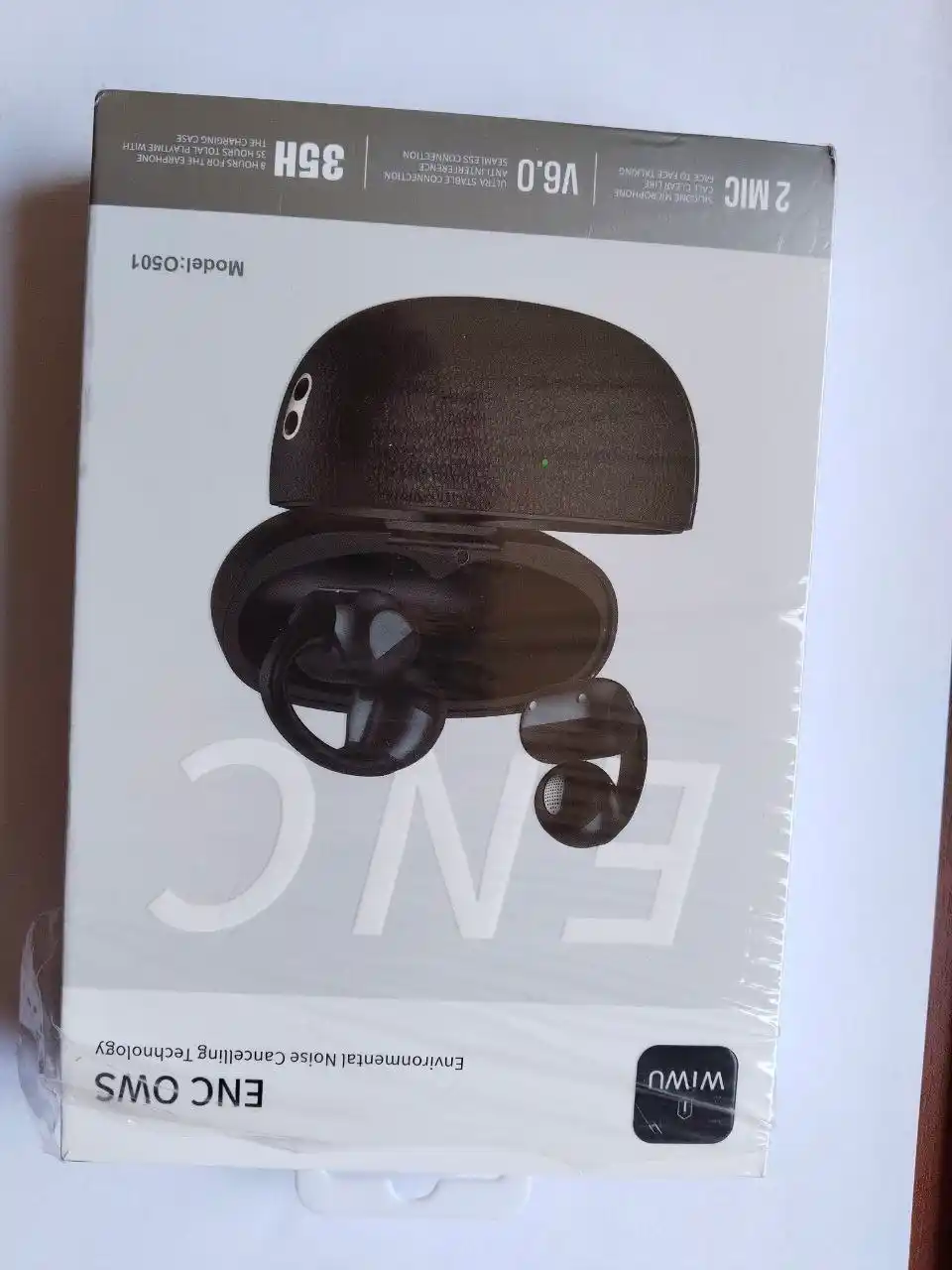 WiWU Openbuds O501, Simsiz Quloqchin, IPX4, 8 soatgach ishlash, simsiz naushnik