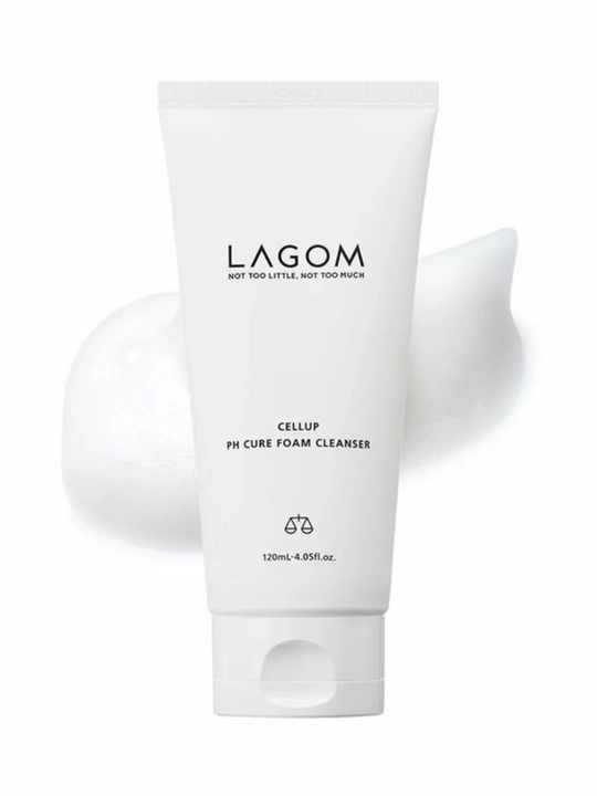 Lagom Cellup Ph Cure Foam Cleanser — namlantiruvchi, kuchsiz kislotali yuz yuvish ko‘pigi