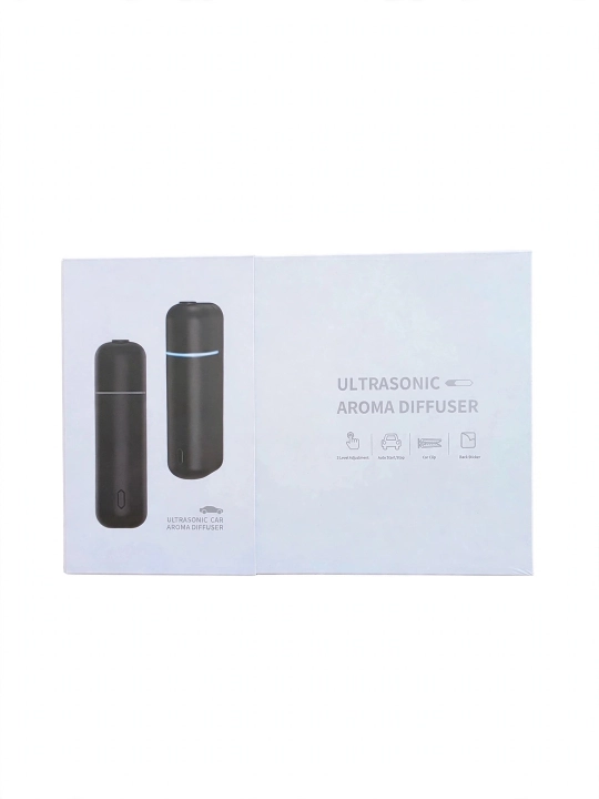 Avtomobil va uy uchun ultratovushli aromadiffuzor + 6 ta premium hid 5ml, Type-C, simsiz