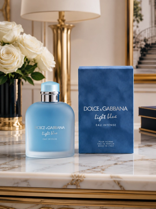 Dolce & Gabbana Light Blue Eau Intense erkaklar parfyumeri, Eau de Parfum dengiz ifori