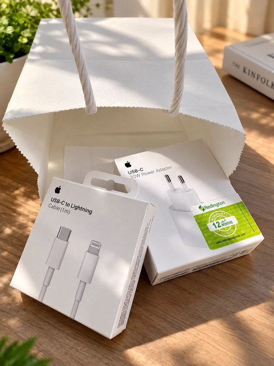 Зарядного устройства мощностью 20 Вт для iPhone X,11,12,13,14 с кабелем USB-C — Lightning