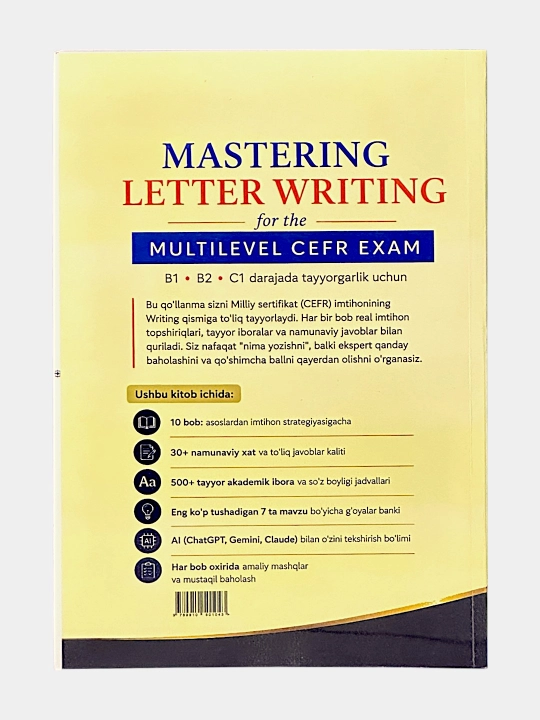 Mastering Letter Writing for the Multilevel CEFR Exam Malika Kasimova, Elbek Zokirov