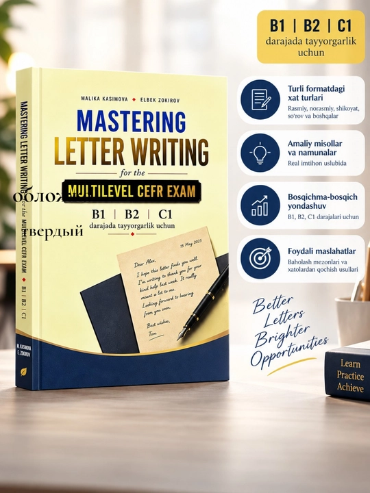Mastering Letter Writing for the Multilevel CEFR Exam Malika Kasimova, Elbek Zokirov - 