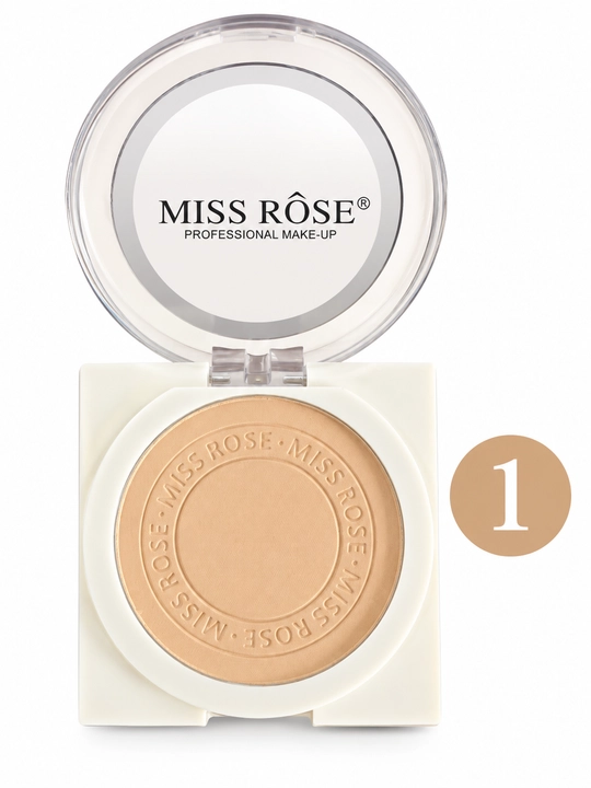 Компактная пудра для лица Miss Rose - 