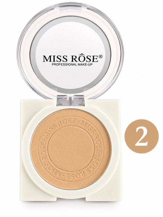 Компактная пудра для лица Miss Rose - 