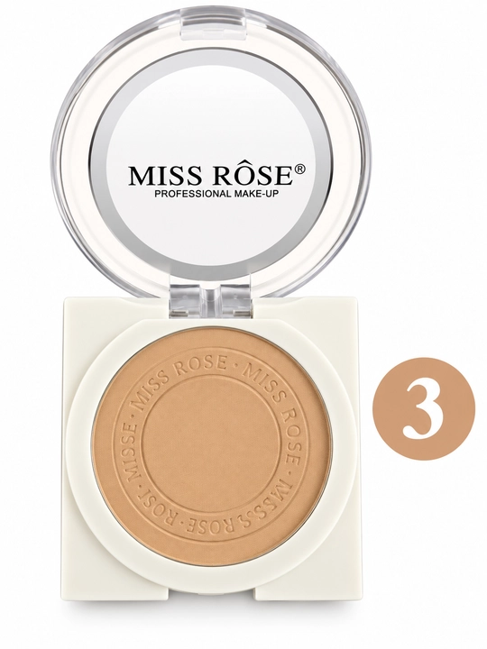 Компактная пудра для лица Miss Rose - 