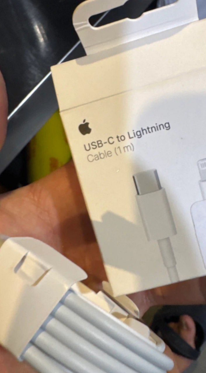 Type-C → Lightning kabel – iPhone X, 11, 12, 13, 14 to‘liq mos