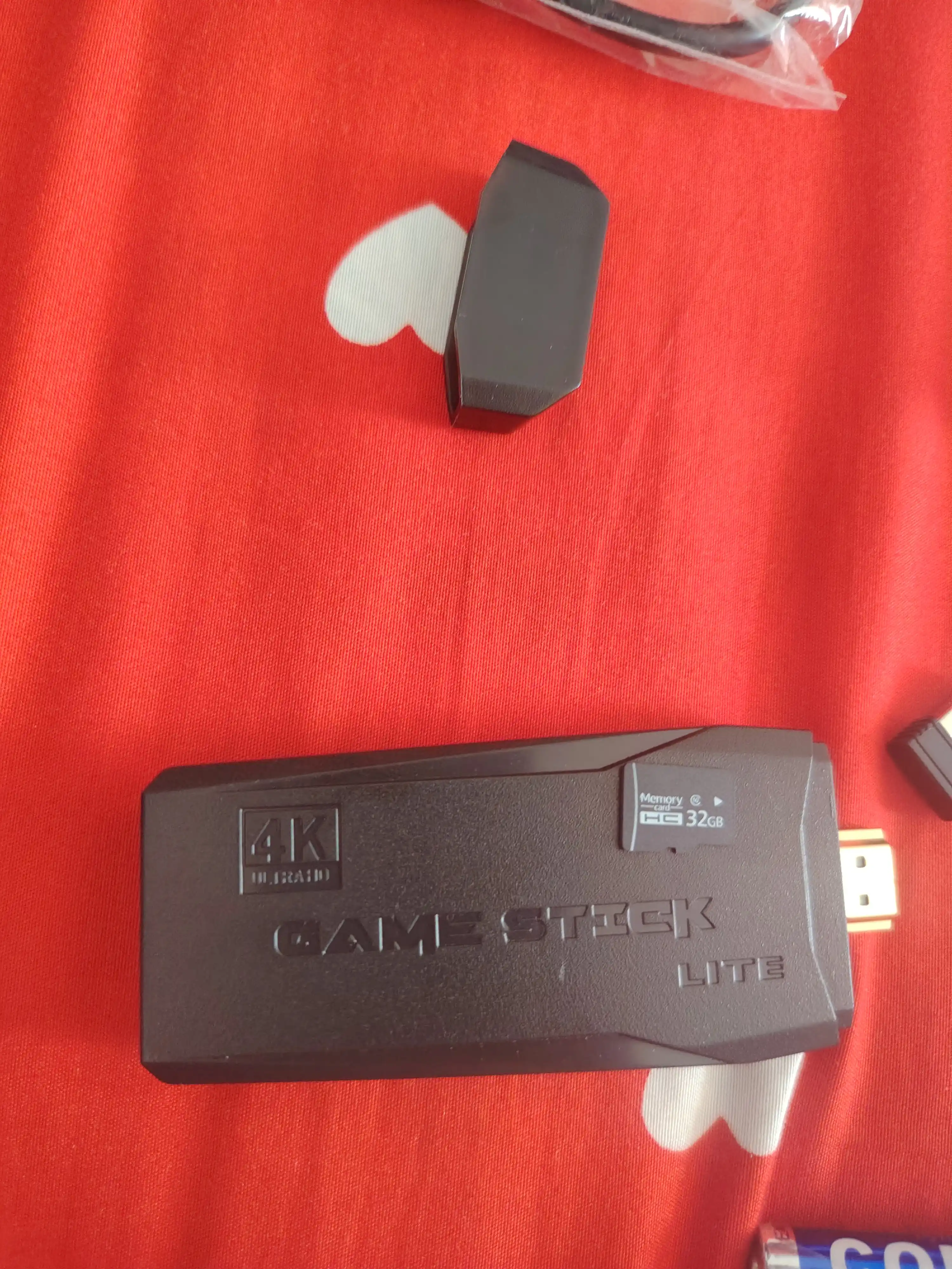 Игровая приставка для ТВ, D90 Game Stick 64 GB, 4k Ultra HD, 2 геймпада, 20000 игр