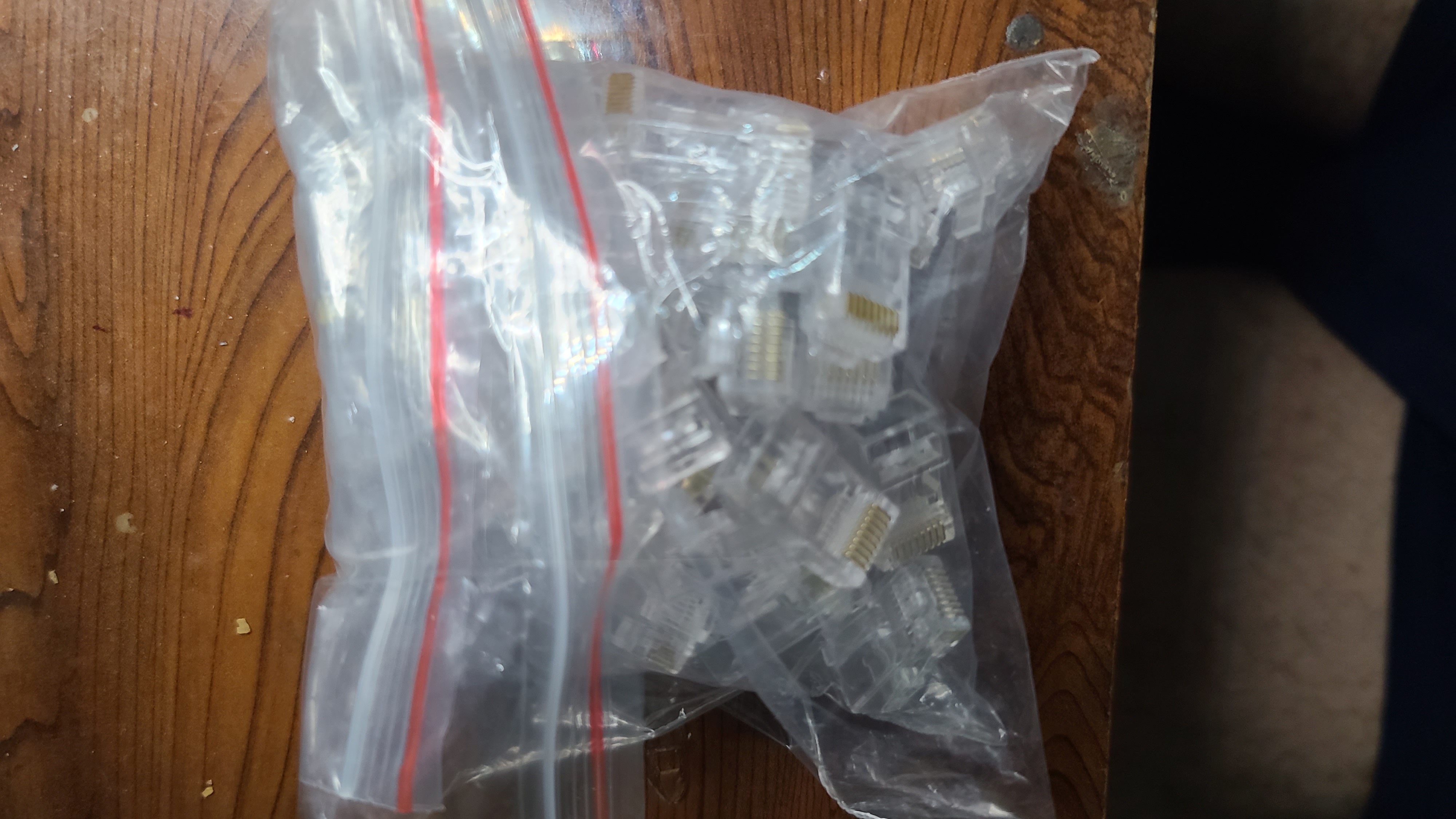 Коннектор RJ45 Cat6 со сквозным отверстием сквозной категория, 6 для витой пары