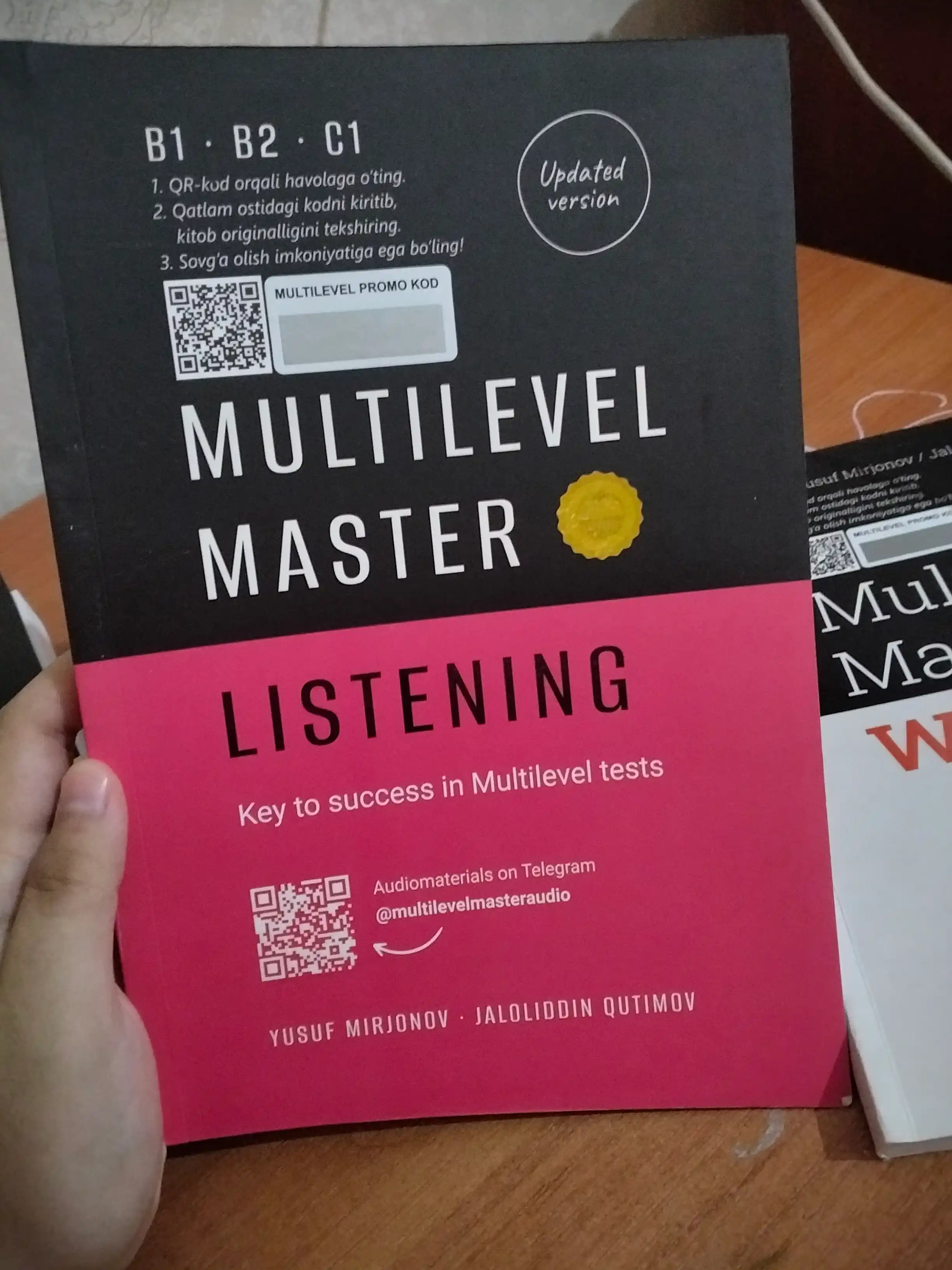 Multilevel Master ingliz tili kitobi Multilevel testiga tayyorlov kitob