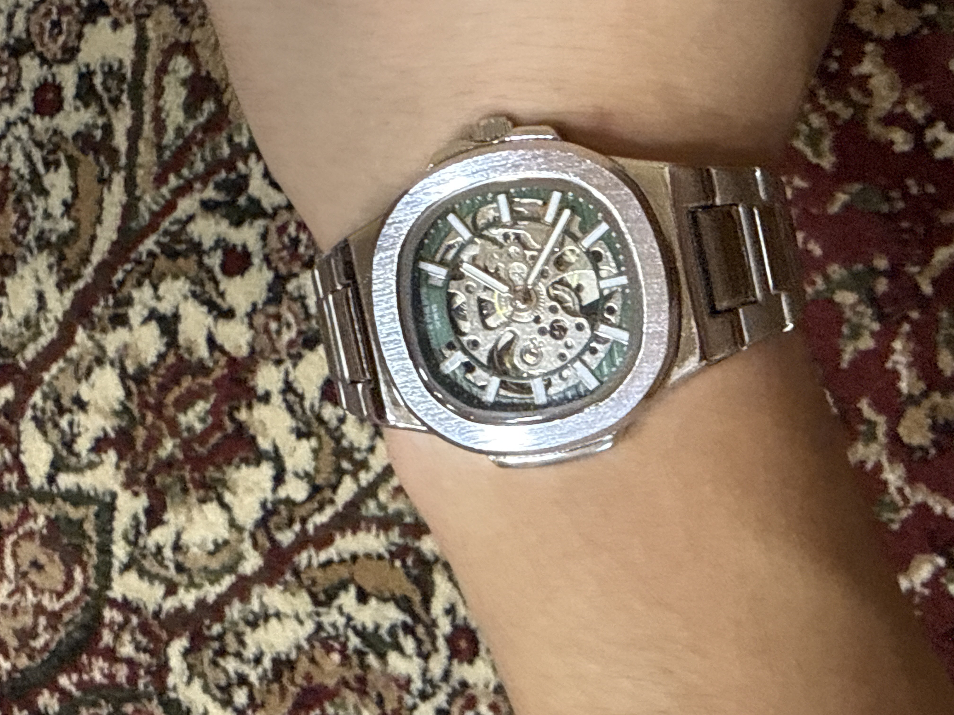Erkaklar qo'l soati Patek Philippe mexanik, har qanday uslub uchun mos keluvchi dizayn