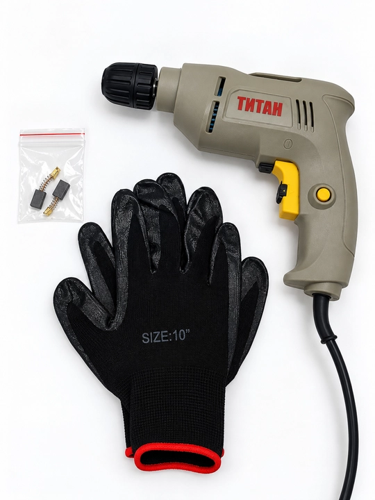 TITAN elektr drel 530 W 10 mm 0 2800 ayl min