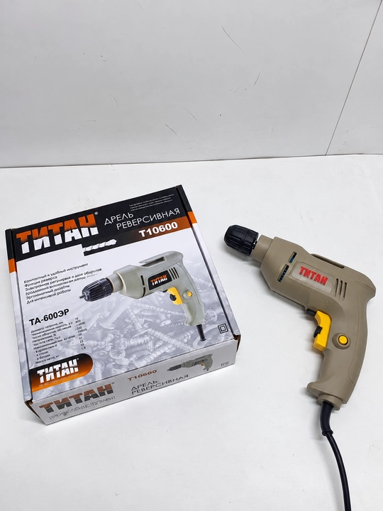 TITAN elektr drel 530 W 10 mm 0 2800 ayl min
