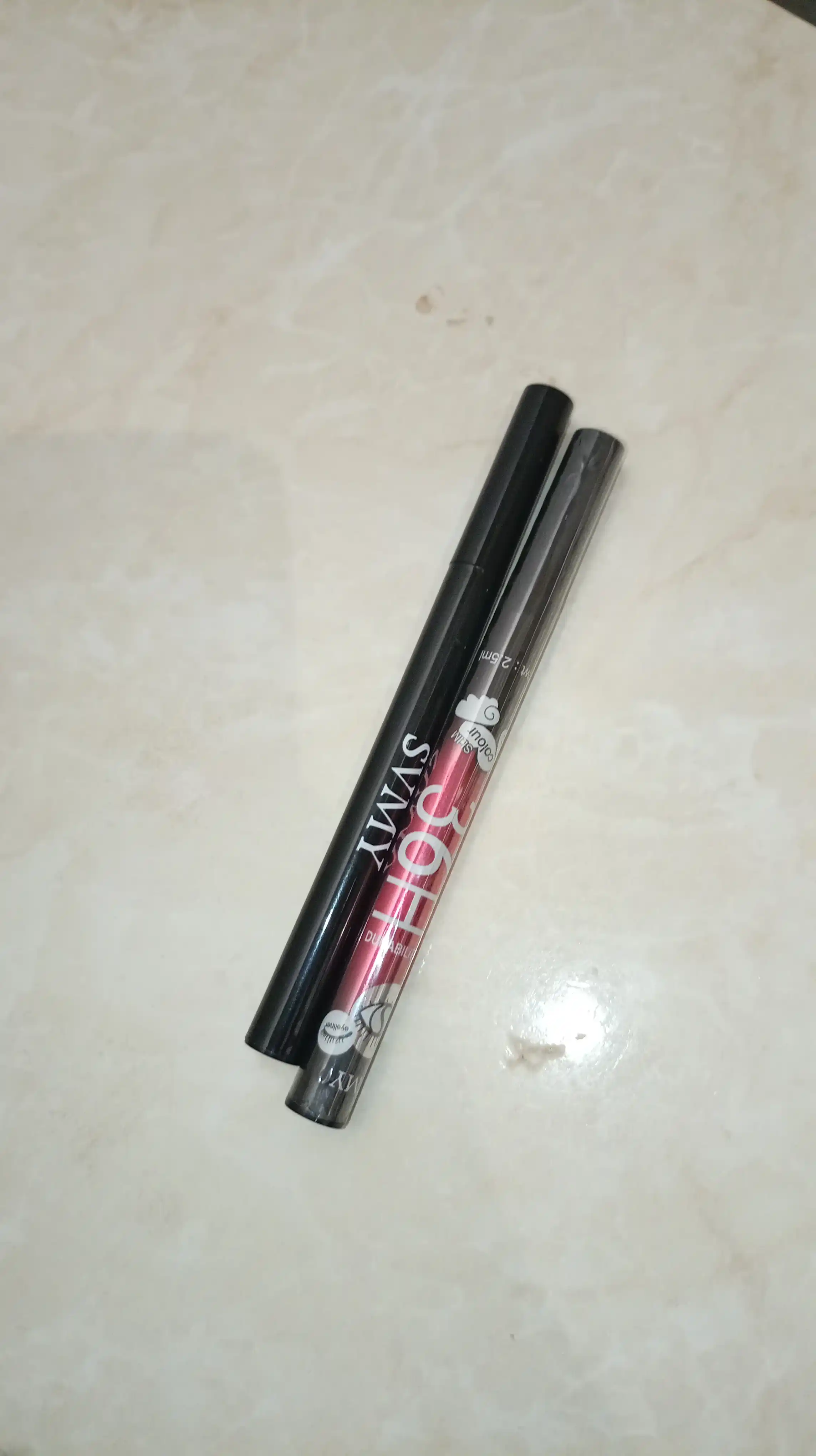 Podvodka flomaster 2 tasi 1 da ko'zlar uchun, SVMY va EYELINER, suvga chidamli