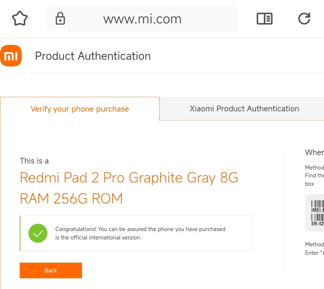 Planshet Xiaomi Redmi Pad 2 Pro  Wi-Fi