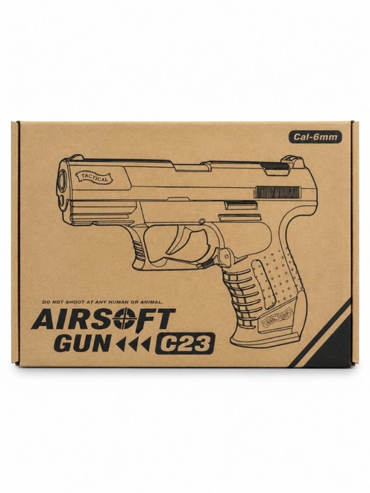 Glock AirSoft quroli, bolalar uchun metall to'pponcha, pnevmatik