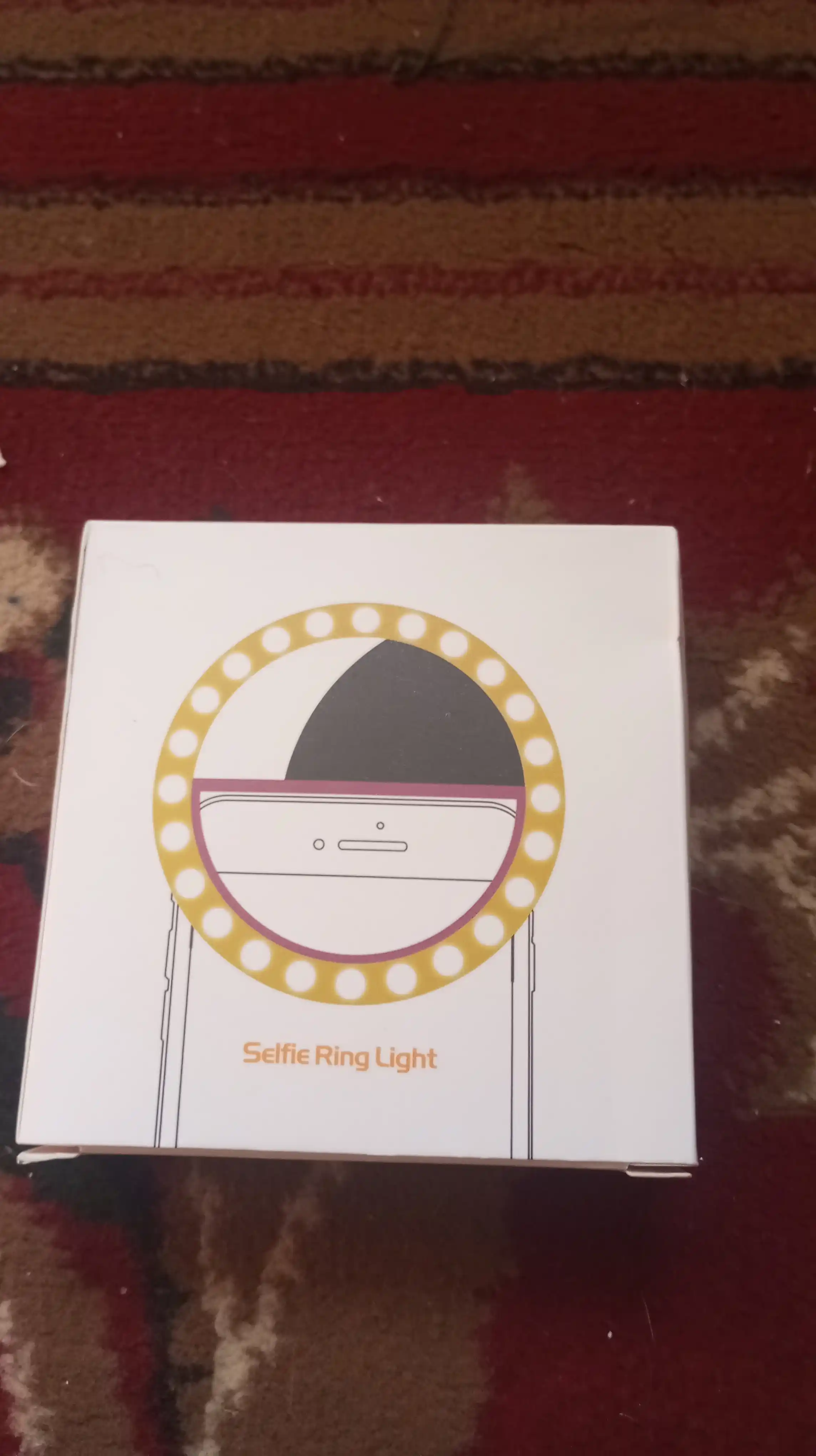 Селфи лампа на прищепке для телефона