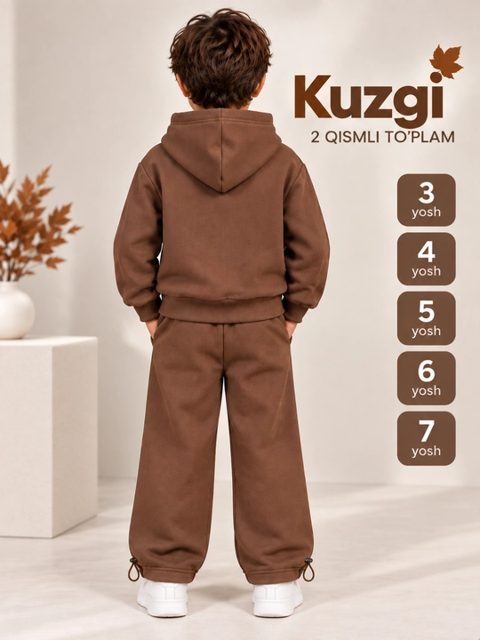 Bolalar uchun sport kostyumi, qish va kuzgi komplekt 3-7 yoshgacha qizlarga, Хitoy