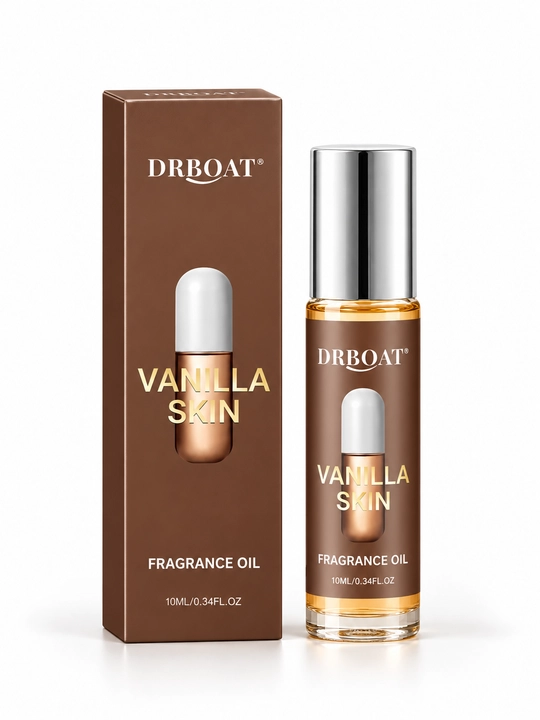 Ayollar roll-on atiri Vanilla Skin 10 ml, shirin vanilli va yog‘ochsimon hid - 