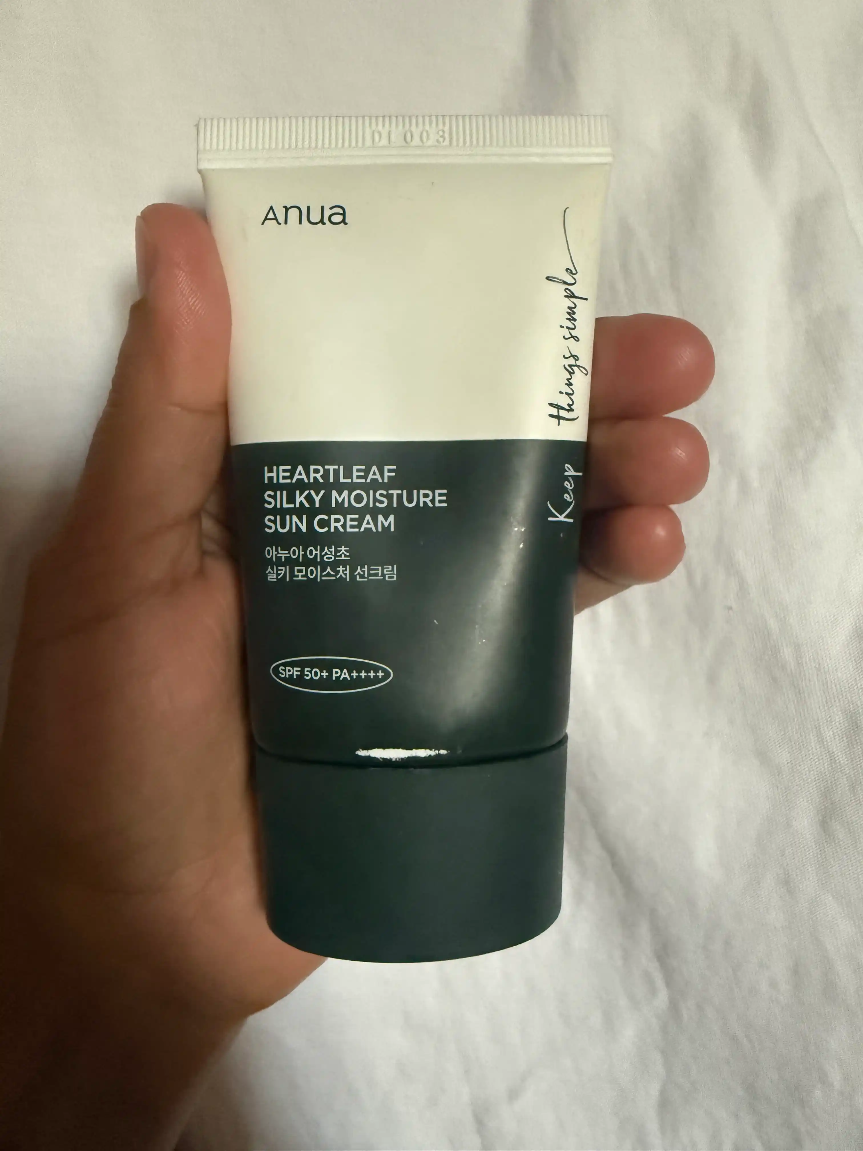 Солнцезащитный крем для лица Anua SPF50+ PA++++, успокаивающий, от морщин и от пигментации