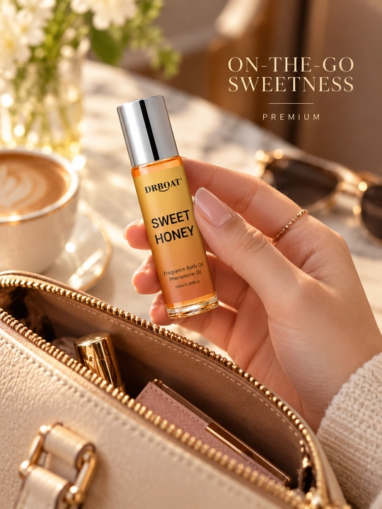 Atirlar erkaklar va ayollar uchun feramon atir Sweet Honey 10ml, rolikli yog'li atir, uzoq