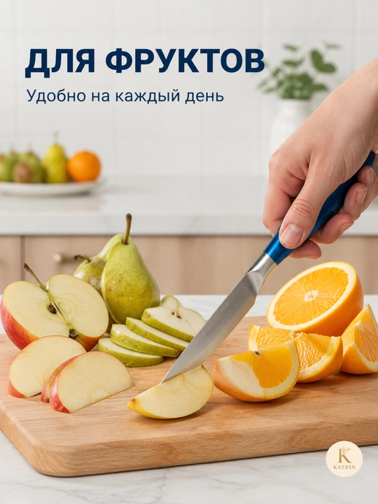 Кухонный нож для овощей, фруктов и хлеба, нержавеющая сталь, 25 или 33 см