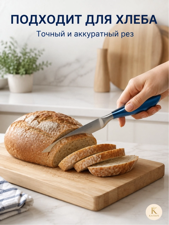 Кухонный нож для овощей, фруктов и хлеба, нержавеющая сталь, 25 или 33 см
