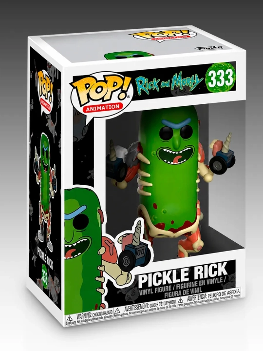 Funko POP vinil kolleksion figuralari, himoya qutisi bilan