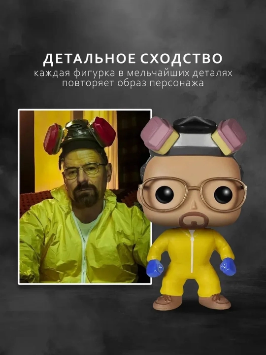Funko POP vinil kolleksion figuralari, himoya qutisi bilan