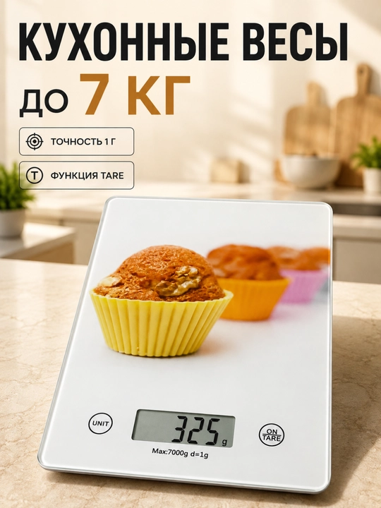Oshxona uchun elektron tarozi,  shisha va sensorli oshxona tarozisi, 7 kg va 15 kg - 