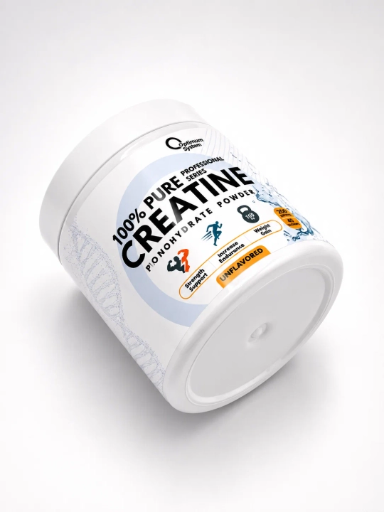 Optimum system Creatine monohydrate 200g, креатин моногидрат 40 порций