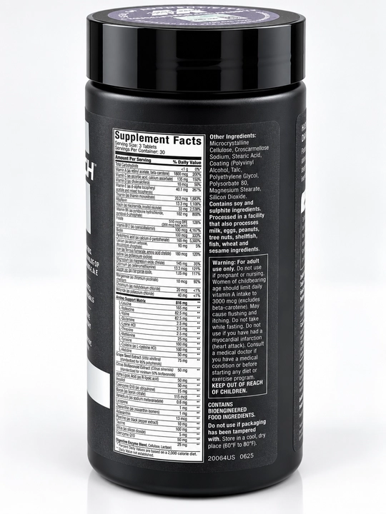 Muscletech Multi vitamin 90tabs витамины и минералы