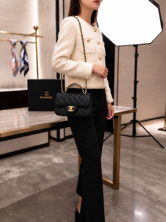 Сумка-кроссбоди для женщин в стиле CHANEL, подходящая для ежедневного использования