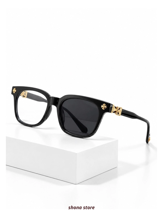 Chrome Hearts imidj ko‘zoynak, erkaklar va ayollar uchun achki, g‘ilofsiz