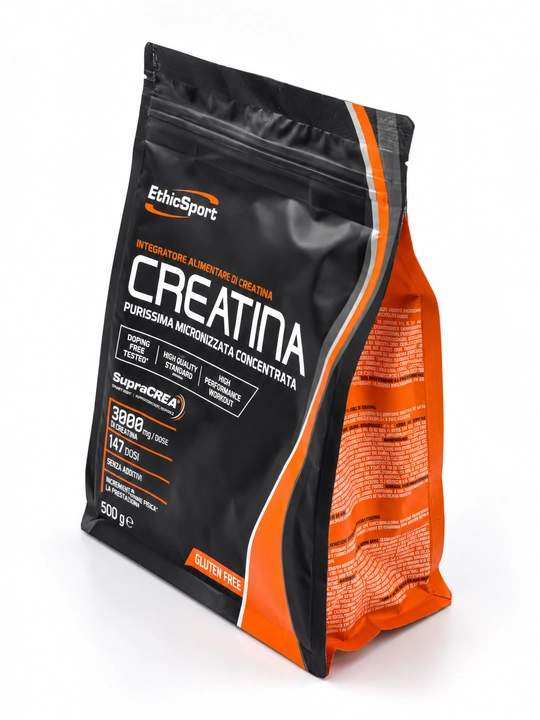 EthicSport Creatina 500g без вкуса, креатин моногидрат, Creatine - 