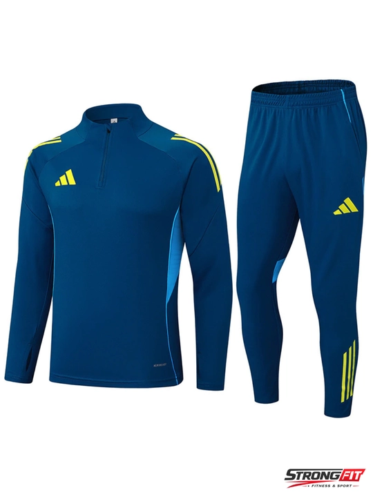 Adidas erkaklar sport kiyimi dvoyka, ikki qismli komplekt, futbol va mashg‘ulot uchun